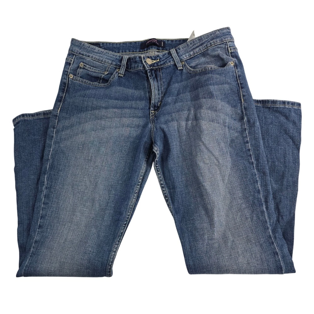Levis‎ Superlow 518 Jeans Women's Denim Bootcut Blue Stretch Casual